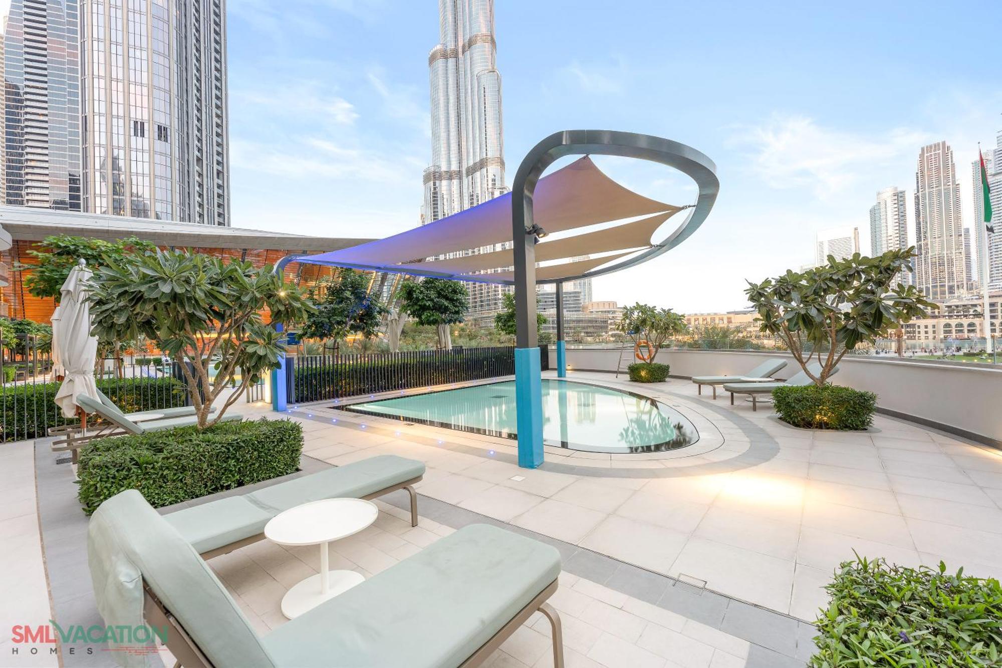 Sml Vacation Homes - Sky High Apartments With Burj Khalifa And Dubai Fountain Views At Grande Signature, Downtown Dubai Eksteriør billede