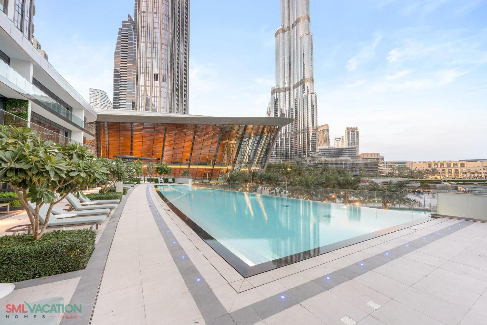 Sml Vacation Homes - Sky High Apartments With Burj Khalifa And Dubai Fountain Views At Grande Signature, Downtown Dubai Eksteriør billede