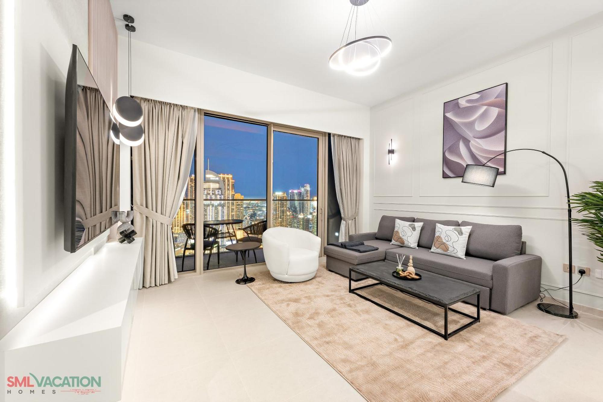Sml Vacation Homes - Sky High Apartments With Burj Khalifa And Dubai Fountain Views At Grande Signature, Downtown Dubai Eksteriør billede