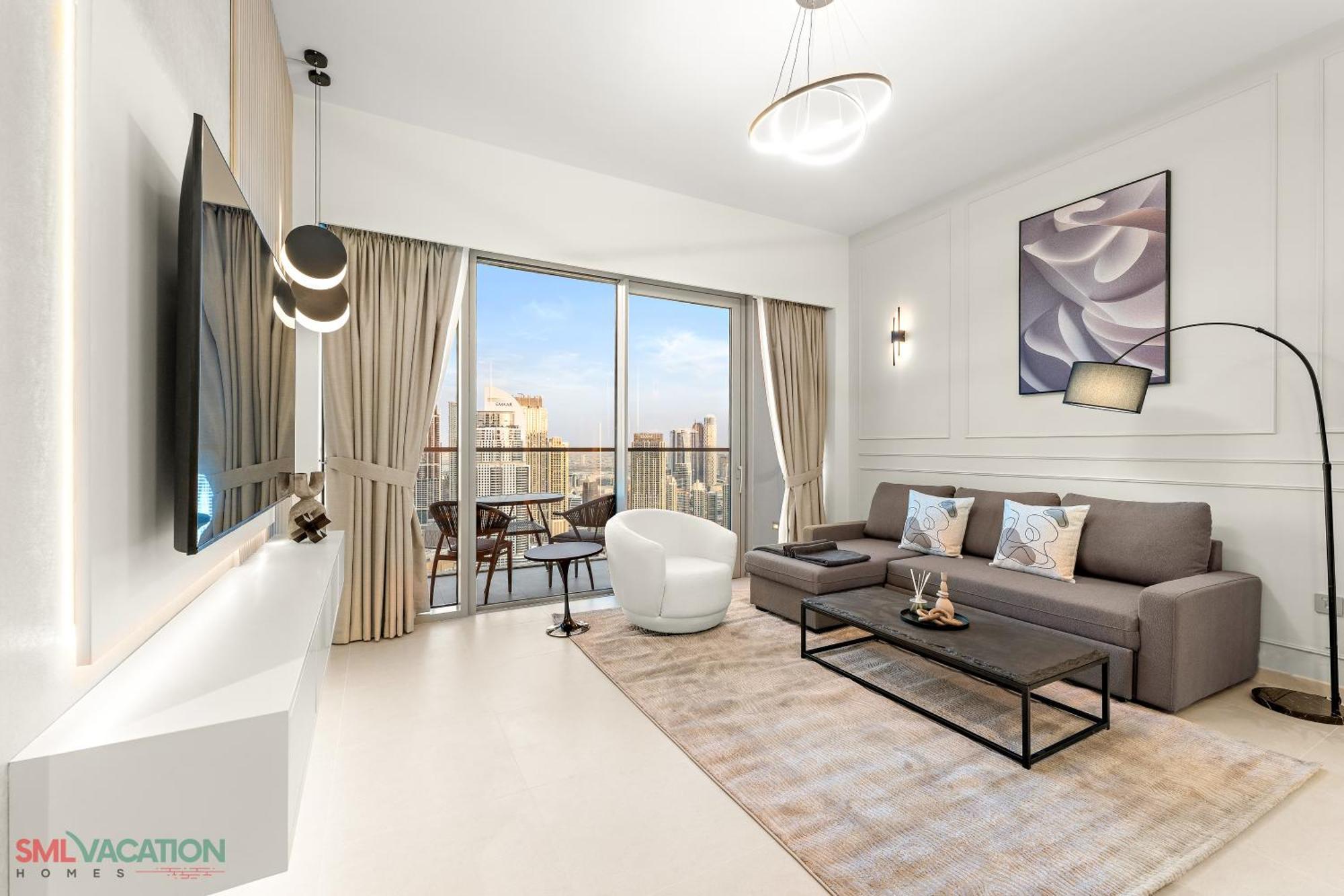 Sml Vacation Homes - Sky High Apartments With Burj Khalifa And Dubai Fountain Views At Grande Signature, Downtown Dubai Eksteriør billede