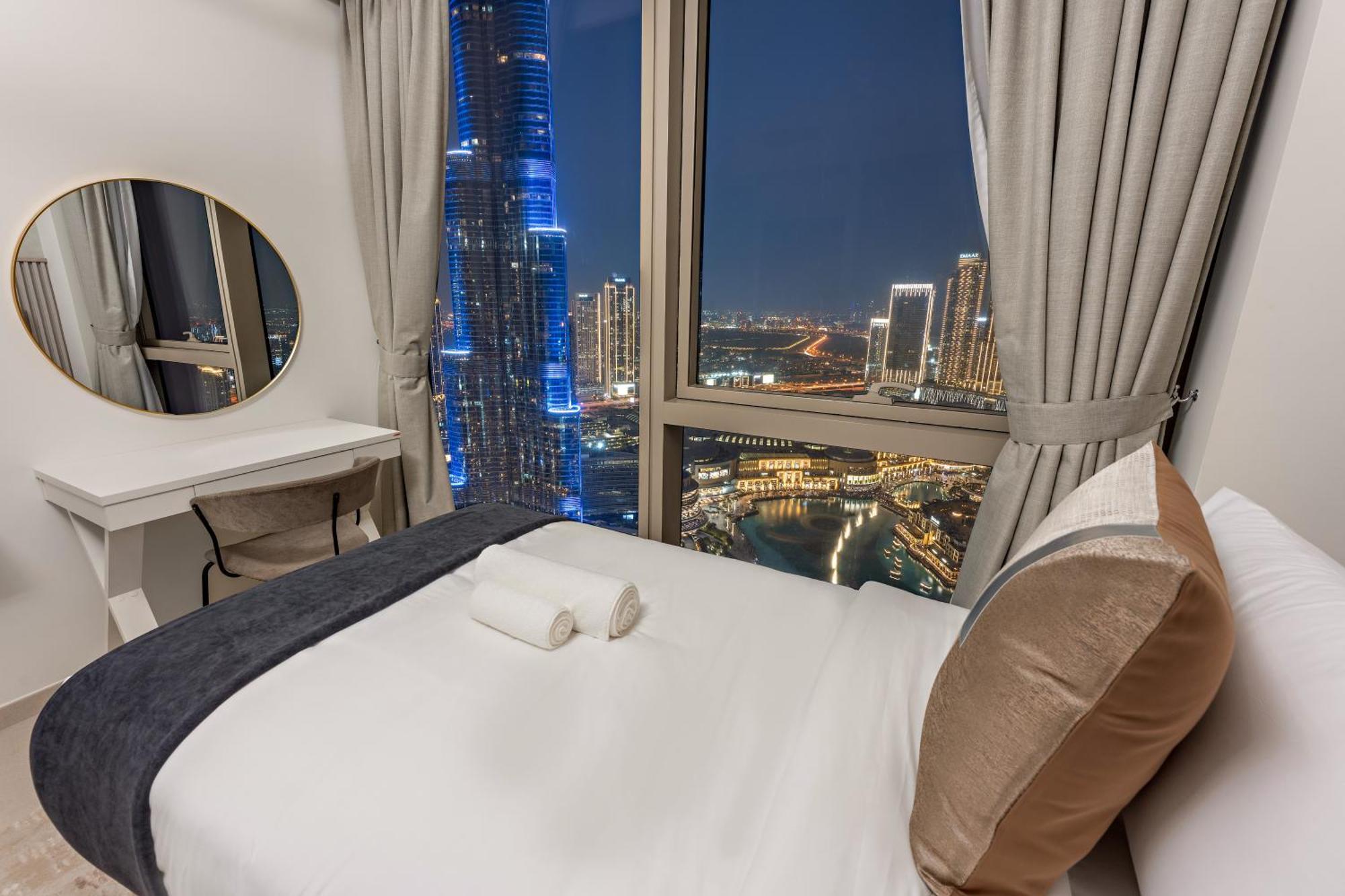 Sml Vacation Homes - Sky High Apartments With Burj Khalifa And Dubai Fountain Views At Grande Signature, Downtown Dubai Eksteriør billede